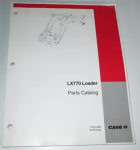 Case IH LX770 Loader Parts Catalog Manual Book 1/07 CIH 87561469 Original! - Picture 1 of 3