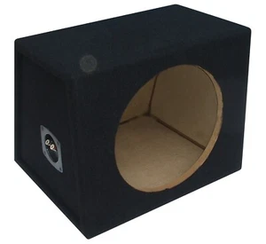 Caisson medium 38 cm 42L bornier + fil / moquette noire - Picture 1 of 1