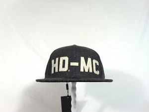 Gorra ajustada Harley Davidson Motor Co. HD-MC gris oscuro y blanco talla 7 7/8 NUEVA RARA - Imagen 1 de 8