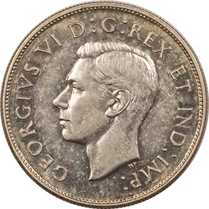 CANADÁ 1945 50C, KM-36 - ALTA CALIDAD, CASI SIN CIRCULAR, ¡SE VE A ELEGIR! - Imagen 1 de 2