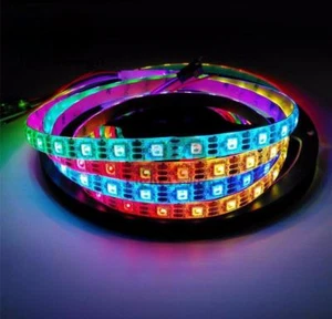Strip LED Of 1 M WS2812B Addressable IP30 5V 60LED/M RGB - Picture 1 of 1