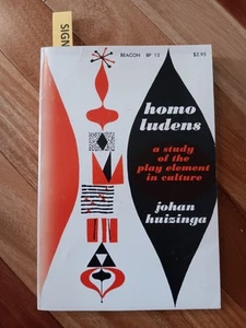 Signed Copy, Homo Ludens, Johan Huizinga ©1950 First Beacon Paperback Edition - Picture 1 of 13