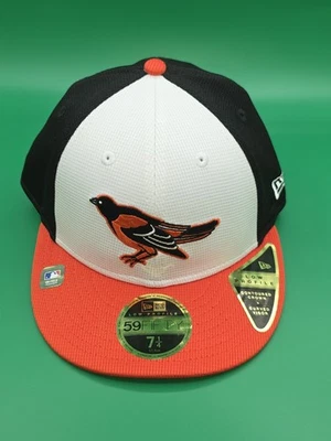 Baltimore Orioles New Era On-Field Batting Practice 59FIFTY FItted Hat 7 1/2 - Image 1 of 4