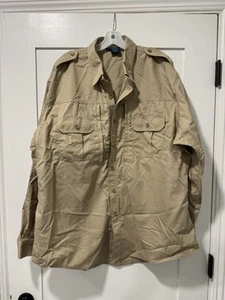 Propper LS Tactical Shirt Mens Sz L - Reg Long Sleeve Khaki New F5312250250M2 - Picture 1 of 8
