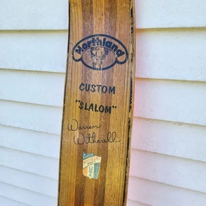 Vintage Wooden Slalom Water Ski Northland Custom Warren Witherell Tournament USA - Picture 1 of 9