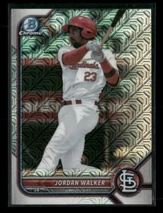 Bowman 2022 cromo #BCP-221 Jordan Walker St. Louis Cardinals - Imagen 1 de 2