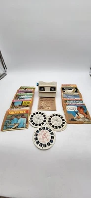 1970s GAF ViewMaster Red White 10 3-Reel Sets incl. GI Joe B585 Emergency B597 - Image 1 of 4