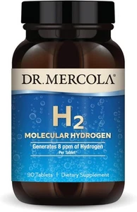 Dr. Mercola H2 Molecular Hydrogen - Supports Healthy 90 Count (Pack of 1) - Picture 1 of 7