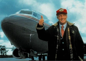 Niki Lauda Lauda-air 1997 PostKarte -ohne Unterschrift - Bild 1 von 2