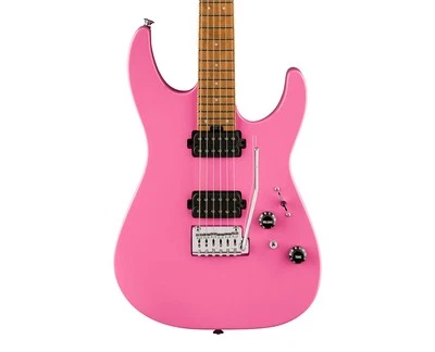Used Charvel Pro-Mod DK24 HH 2PT Electric Guitar - Bubblegum Pink - Image 1 of 4