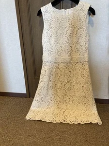 JILL STUART Cotton Lace Dress Off White Size 2 Length 32.2 inches - Picture 1 of 5