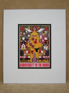 Carta Charley Harper Biodiversità in Burbs Arte Opaca - Foto 1 di 1