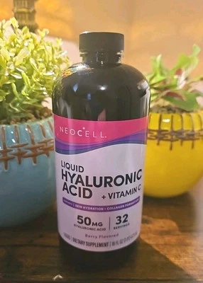 Líquido de ácido hialurónico Neocell + vitamina C; 16 fl oz sabor a bayas, 32 porciones  Foto 1 de 4