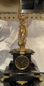 Rare Antique French Figural Conical Mystery Clock By Eugène Farcot - Picture 1 of 15