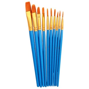 10pcs Art Watercolor Brushes Painting Brush Pens Oil Paint Pen watercolor brush - Picture 1 of 12