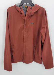 GoLite Jacket Mens Large Burnt Orange Lightweight Hooded Outerwear Outdoor - Picture 1 of 11