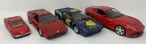 Lot of 4 Ferrari Diecast Cars Testarossa 1/39 GTO 308 GT F12 Berlinetta 1/24 - Picture 1 of 14