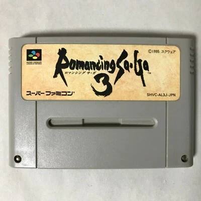 Romancing SaGa 3 Nintendo Super Famicom SFC SNES NTSC-J Japan RPG Square - Image 1 of 4