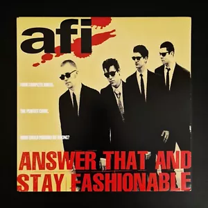 AFI - ANSWER THAT AND STAY FASHIONABLE Limited Edition PINK GREY Vinyl LP 1997 - Picture 1 of 12