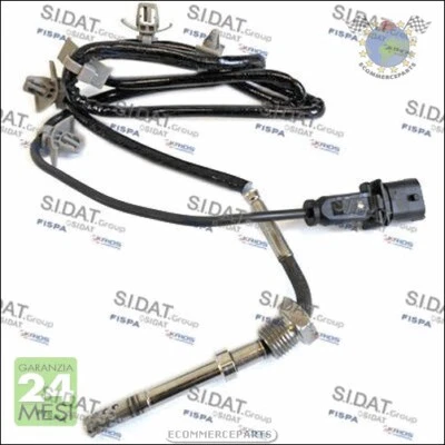 Sensore temperatura gas scarico Sidat per OPEL MERIVA B ASTRA J - Immagine 1 di 3
