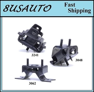 3PCS MOTOR & TRANS MOUNT FIT FORD EXPLORER, EXPLORER SPORT TRAC 4.0L 2WD - Picture 1 of 5