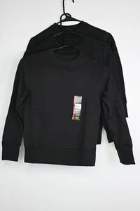 Boys Athletic Works Core Fleece Tops 3 Pieces Black Medium(8) - Picture 1 of 4