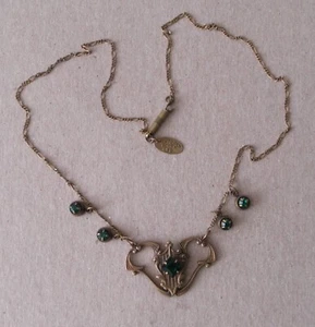 Vintage Pididdly Links Victorian Style Gold / Brass Tone 18 in. Necklace - Picture 1 of 8