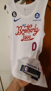 Tyrese Maxey 2022-23 Philadelphia 76ers Sixers City Edition Trikot Fanatics COA - Bild 1 von 14