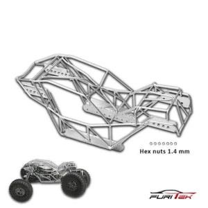 Furitek OLYMPUS Titanium Rolling Cage for Axial SCX24 Raw FRU2164 2164 - Picture 1 of 3