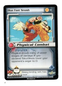 Scheda gioco BLUE FOOT SMASH Dragon Ball Z (DBZ) 2001 Android Saga #14 - Lt giocata - Foto 1 di 2