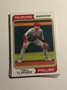 Juego de equipo 2023 Topps Heritage Base alto número de los Filis de Filadelfia - 8 tarjetas - Imagen 1 de 1