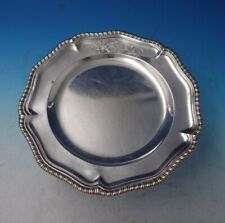 Gadroon by Unknown English/Irish Sterling Silver Charger Plate w/ Crest (#5717)