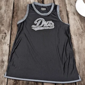 Vintage Y2K DVS Shoe Company Jersey Men's Large Black Tank Top skateboard *READ - Picture 1 of 11