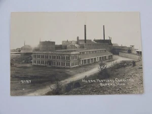 Alpena Michigan MI Huron Portland cement Co RPPC Real Photo - Picture 1 of 2