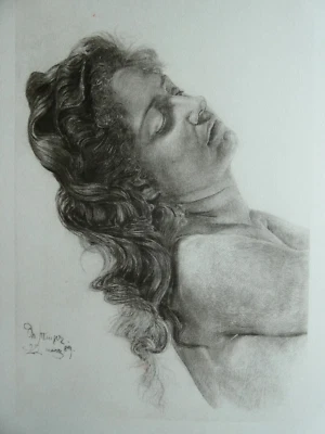 Max KLINGER (1857-1920) - Kopfstudie, 1910 - Bild 1 von 4