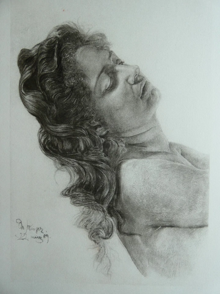 Max KLINGER (1857-1920) - Kopfstudie, 1910 - Bild 1 von 4