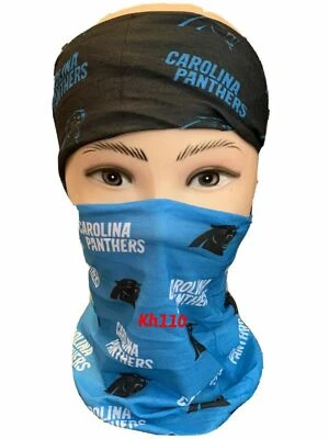  NFL 卡罗莱纳黑豹队面罩巴拉克拉瓦头饰围脖围巾 — 第 1/4 张图片