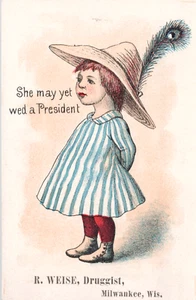 She May Yet Wed a President Diamond Dyes Suffragette Weise Druggist Milwaukee WI - Picture 1 of 5
