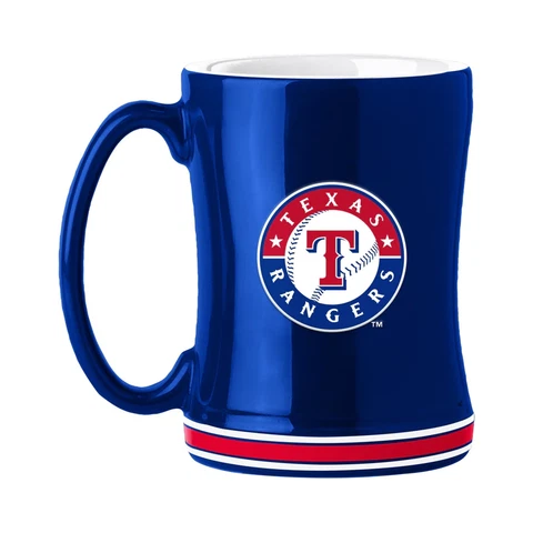 Texas Rangers Sculpted Relief Mug Cover
