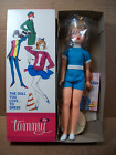 1962 Ideal ~ Tammy Puppe - blondes/braunes Haar ~ mit Box, Ständer und Broschüre ~ Nr. 9000-1
