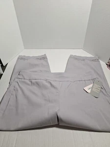Alison Daley Slacks, Plus Size 18w, Grey, Rayon/nylon/Spandex Nwt - Picture 1 of 4