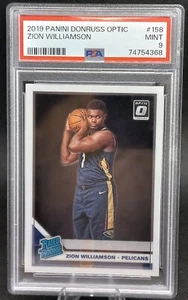 2019-2020 Panini Donruss Optic ZION WILLIAMSON #158 Rookie RC PSA 9 - Bild 1 von 2