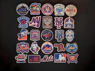 NY New York Mets Vinyl Stickers MLB Baseball Queens Sports Team Logo Big Apple