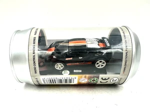 Mini RC Soda Can Race Radio Control Racing Series Toy Car 27MHz Black Red Stripe - Picture 1 of 4