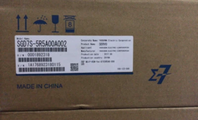 New In Box YASKAWA SGD7S-5R5A00A002 Servo Drive - Image 1 of 2