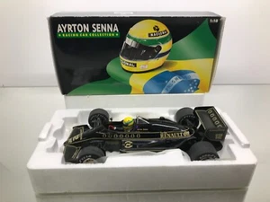 MINICHAMPS 851812 LOTUS RENAULT 97T F1 1985 JPS #12 SENNA -1:18- GOOD IN BOX - Imagen 1 de 7