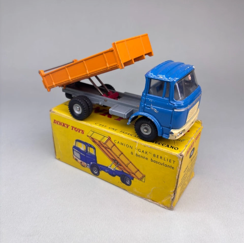 DINKY TOYS MODELLINO CAMION GAK BERLIET VINTAGE MECCANO SCATOLA ORIGINALE 1/43 - Immagine 1 di 4