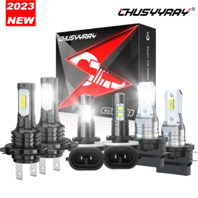 Pour KIA Sportage 2011-2016 6x Phare LED H7+H11B Hi-Lo + 881 Ampoules antibrouillard - Photo 1/4