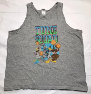 Space Jam Tune Squad Gray Tank Top Men's Size 2XL Bugs Daffy Taz Foghorn Leghorn - Picture 1 of 5