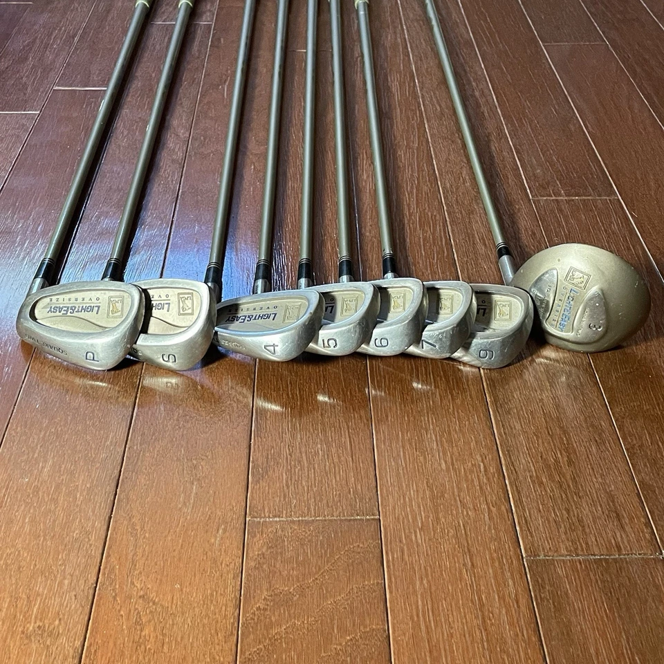 Square Two Light & Easy Oversize RH Ladies Golf Clubs 8pc Set  3-4-5-6-7-9-SW-PW - Image 1 of 4